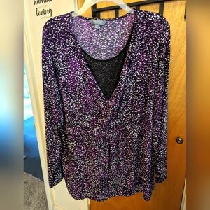 Daisy Fuentes 2xl plus size dressy top